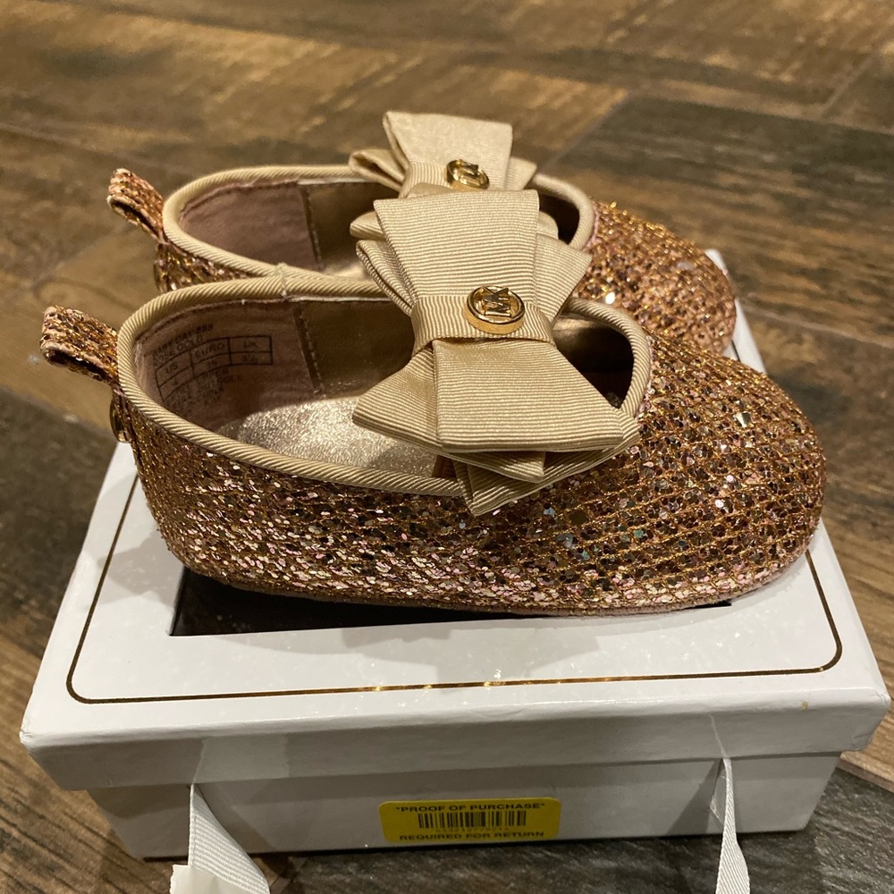 Michael Kors girl’s glitter shoes